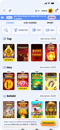 Casinolab Hauptseite