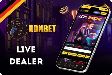 Donbet Live Casino Tische mit echten Dealern