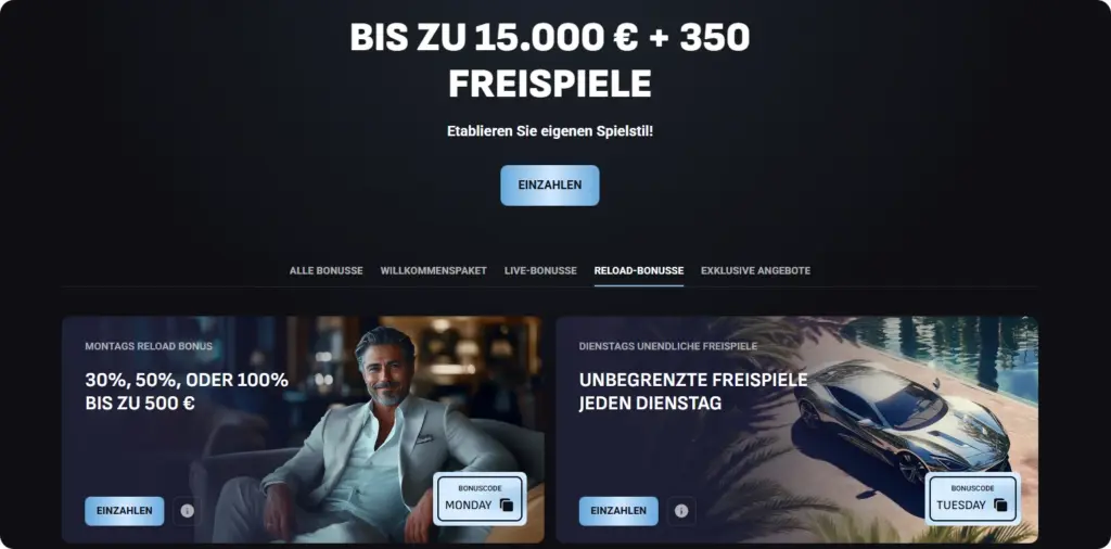 Übersicht für deutsche Spieler
