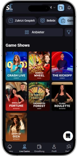 Slot lounge live-casino-lobby