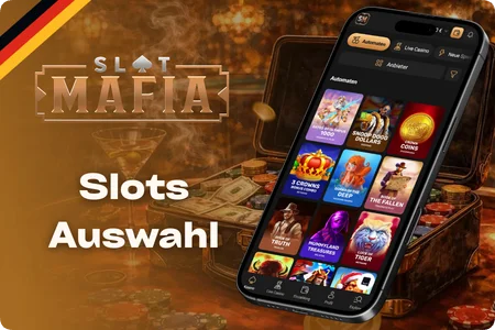 Slot Mafia Casino Spielautomaten Auswahl mit Gates of Olympus und Sweet Bonanza