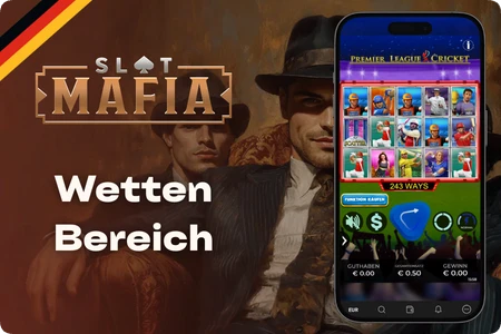 Slot Mafia Casino ohne Sportwetten Bereich nur Casino Spiele verfügbar
