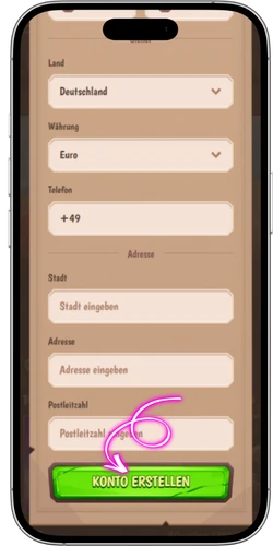 Stone Vegas-Registrierung