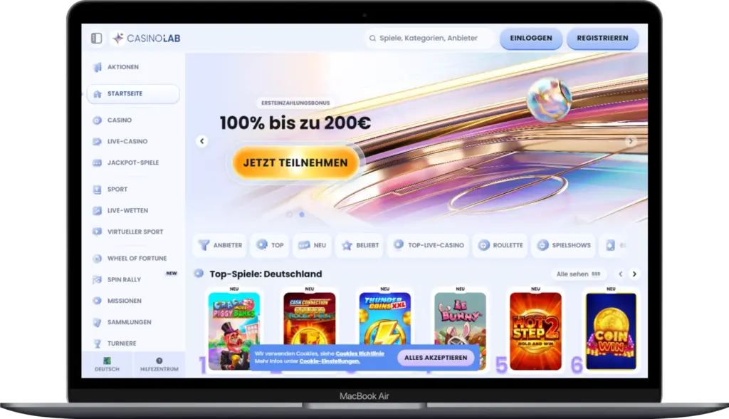 CasinoLab Spieler in Deutschland 
