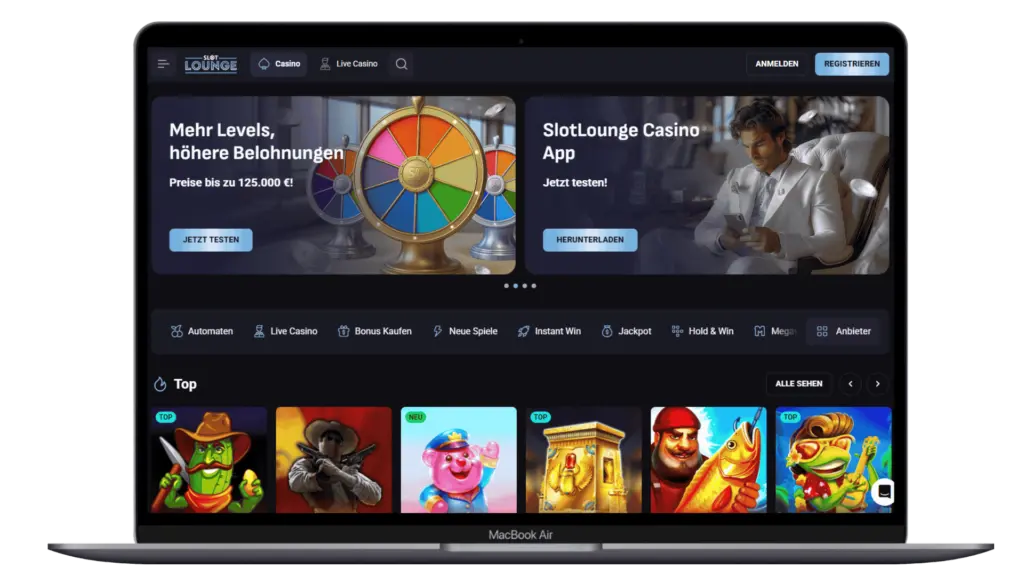 Slot Lounge Vollsortiment-Anbieter mit breiter Lobby